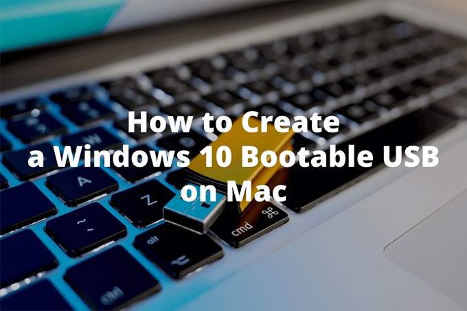 creat bootable usb from iso on pc for mac